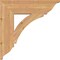 Ekena Millwork Thorton Traditional Smooth Bracket, Western Red Cedar, 5 1/2"W x 24"D x 24"H BKT06X24X24THR01SWR - alternate 4